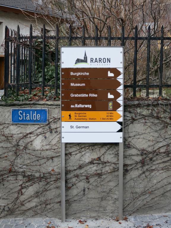 Apartment Rilkedorf Raron מראה חיצוני תמונה